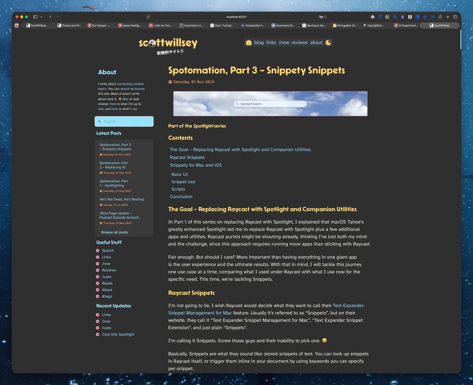 Redesigned Blog Post View